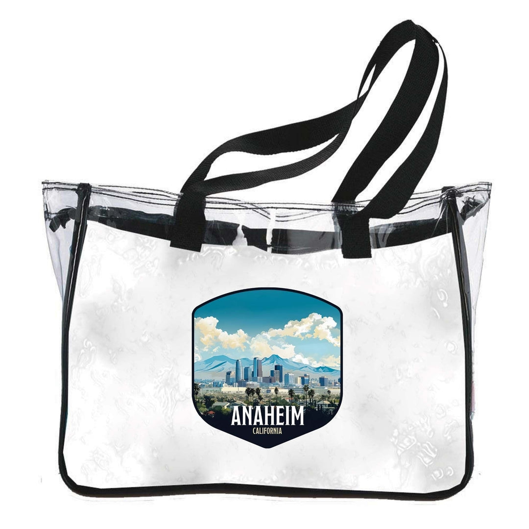 Anaheim California Design A Souvenir Clear Tote Bag Image 1