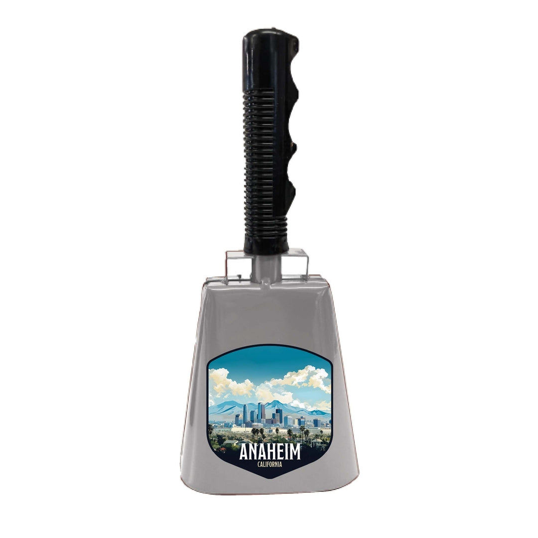 Anaheim California Design A Souvenir Destination Cowbell Image 1