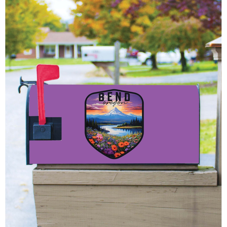 Bend Oregon Design A Souvenir Magnetic Mailbox Cover Image 1