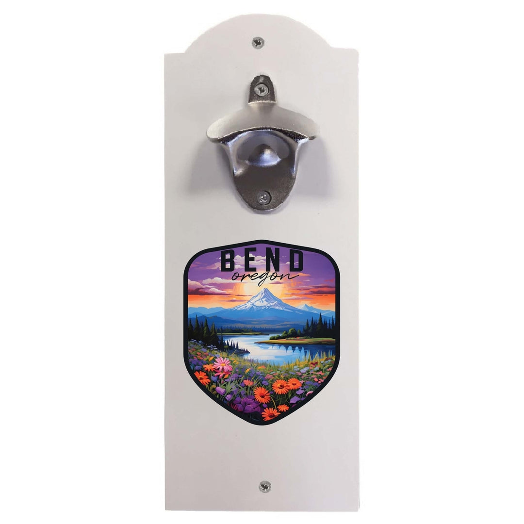 Bend Oregon Design A Souvenir Wall mounted bottle opener Image 1