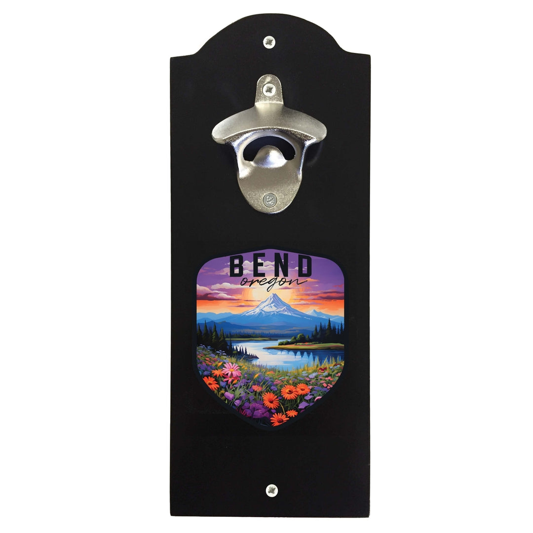 Bend Oregon Design A Souvenir Wall mounted bottle opener Image 2