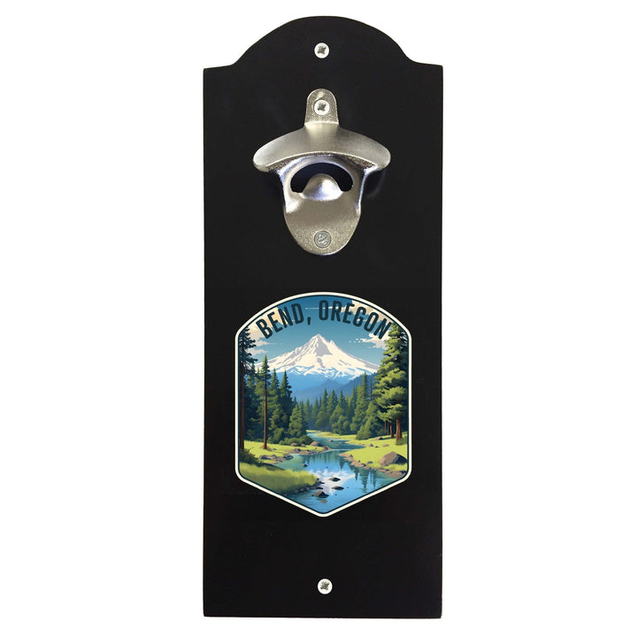 Bend Oregon Design B Souvenir Wall mounted bottle opener Image 2