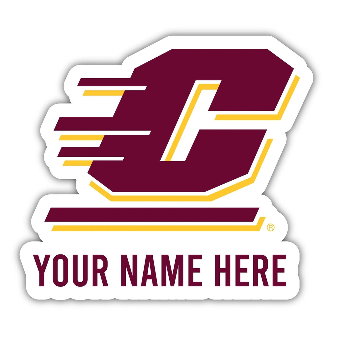 Central Michigan University 4-Inch Customizable Vinyl Decal Sticker Officially Licensed Collegiate Product Image 1