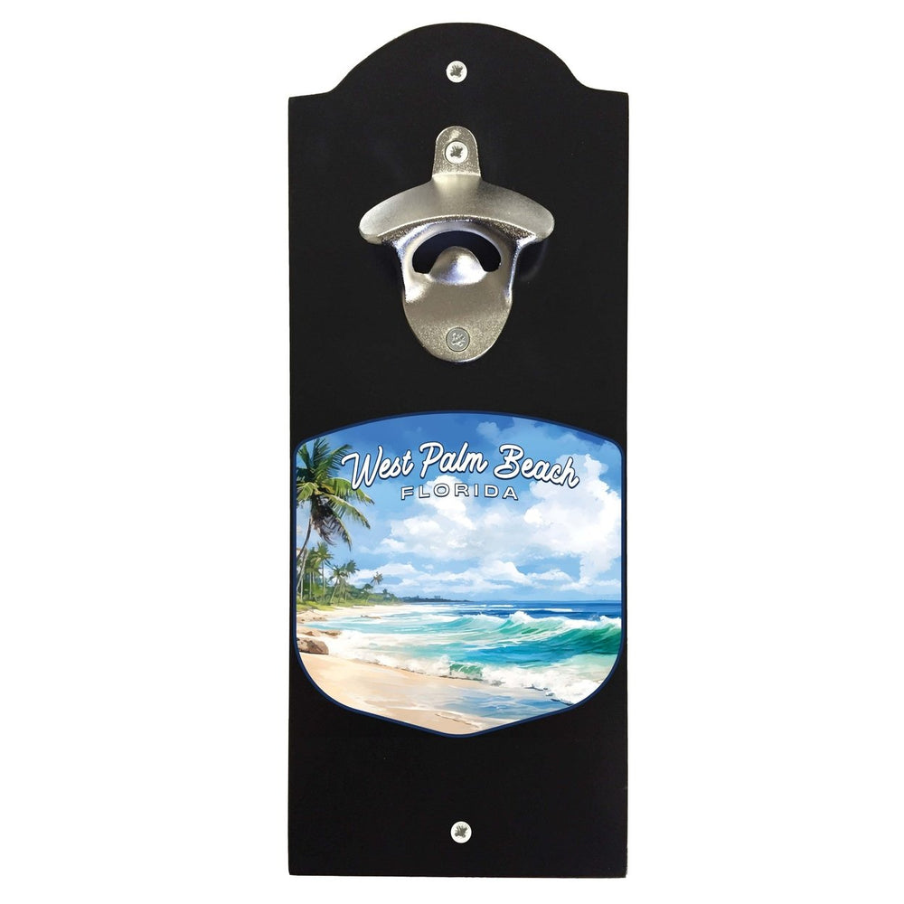 West Palm Beach Florida Design B Souvenir Wall mounted bottle opener Image 2