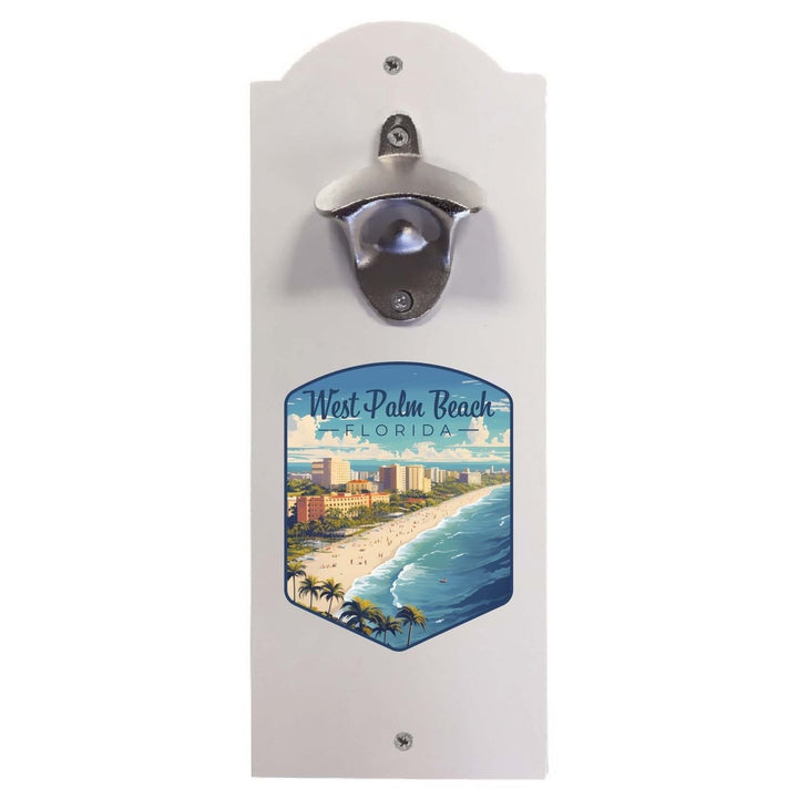 West Palm Beach Florida Design A Souvenir Wall mounted bottle opener Image 2