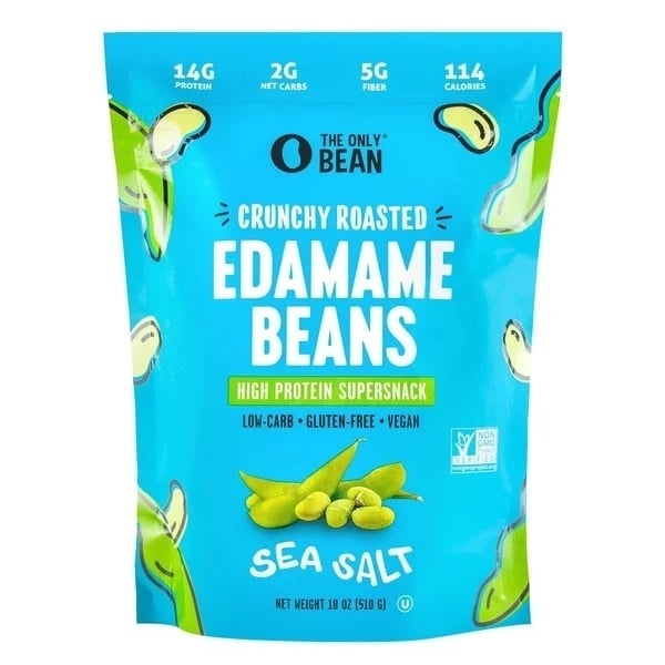 The Only Bean Sea Salt Roasted Edamame Beans18 Ounce Image 1