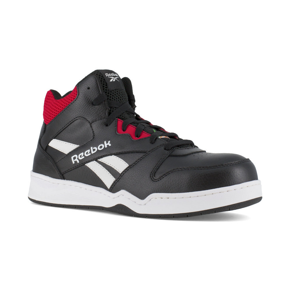 Reebok Work Mens BB4500 Work Composite Toe EH Athletic High Top Work Shoe Black/Red - RB4132 Black and Red Image 1