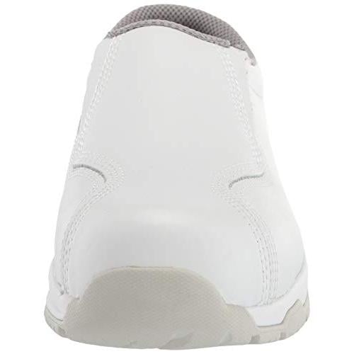 FSI Nautilus Womens Slip-On White Safety Footwear Comp Toe ESD N1652 Clean Room Image 3