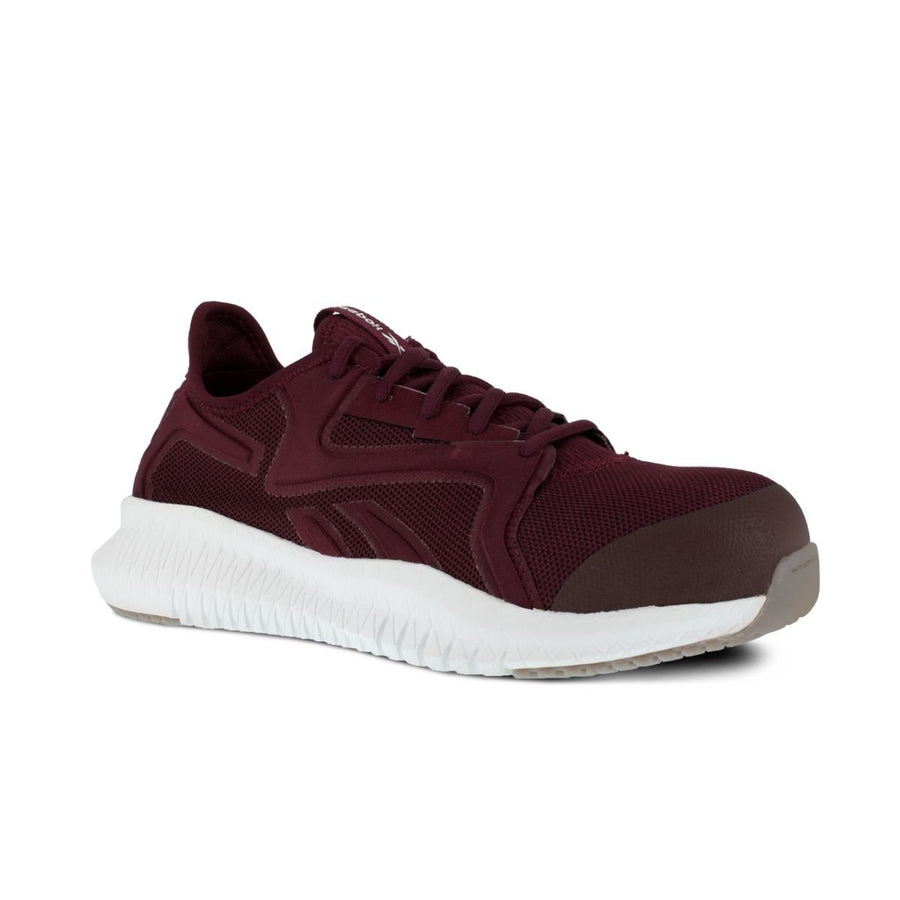 Reebok Work Womens Flexagon 3.0 Composite Toe ESD Work Shoe Burgundy - RB429 BURGUNDY Image 1