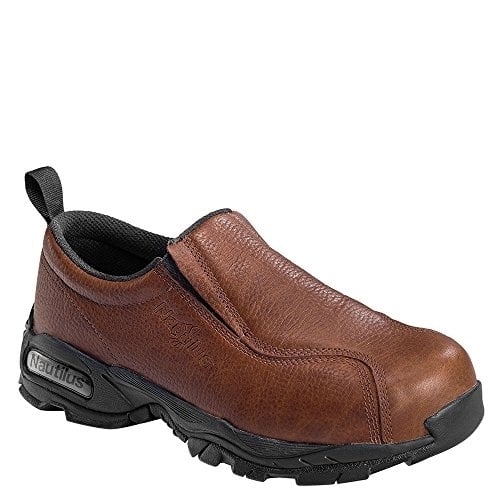 FSI FOOTWEAR SPECIALTIES INTERNATIONAL NAUTILUS Nautilus 1620 Full Grain Leather ESD Safety Toe Slip-On BROWN Image 4