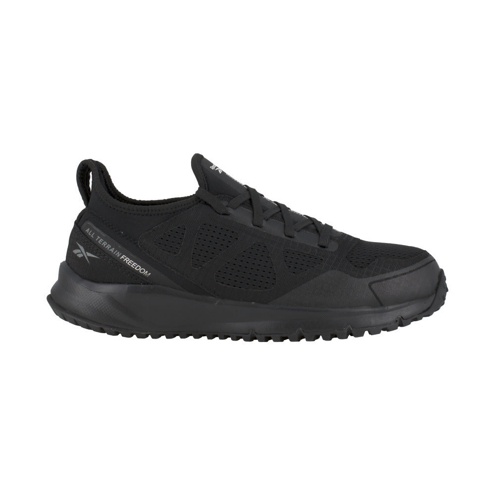 Reebok Work Mens All Terrain Steel Toe Trail Running Work Shoe Black - RB4090 BLACK Image 2