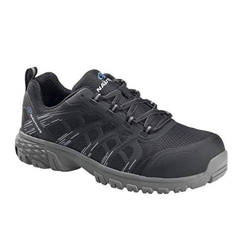 FSI FOOTWEAR SPECIALTIES INTERNATIONAL NAUTILUS Nautilus Safety Footwear Mens Stratus Composite Toe Work Shoe BLACK Image 2