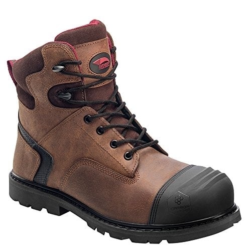 FSI FOOTWEAR SPECIALTIES INTERNATIONAL NAUTILUS Avenger Mens 8-inch Composite Toe Work Boots Brown - A7542 BROWN Image 1