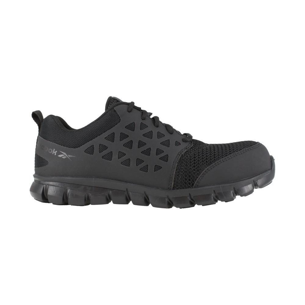 Reebok Work Mens Sublite Cushion Composite Toe ESD Athletic Work Shoe Black - RB4039 BLACK Image 2