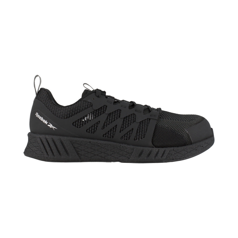 Reebok Work Mens Fusion Flexweave Composite Toe EH Athletic Work Shoe Black - RB4317 BLACK Image 2