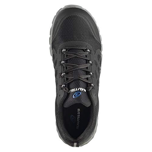 FSI FOOTWEAR SPECIALTIES INTERNATIONAL NAUTILUS Nautilus Safety Footwear Mens Stratus Composite Toe Work Shoe BLACK Image 4