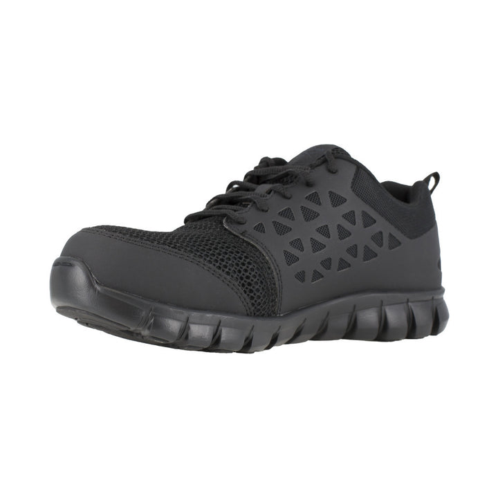 Reebok Work Mens Sublite Cushion Composite Toe ESD Athletic Work Shoe Black - RB4039 BLACK Image 3