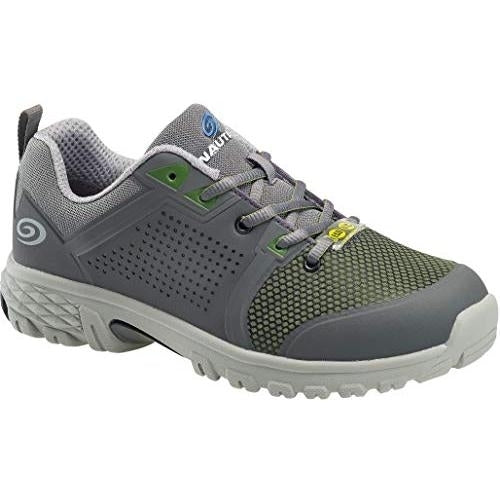 FSI FOOTWEAR SPECIALTIES INTERNATIONAL NAUTILUS Nautilus Safety Footwear Mens Zephyr Slip Resistant ESD Work Shoe GRAY Image 1