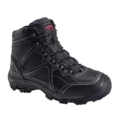 FSI FOOTWEAR SPECIALTIES INTERNATIONAL NAUTILUS Avenger Mens 6-inch Crosscut Steel Toe Waterproof Work Boots Black - Image 1