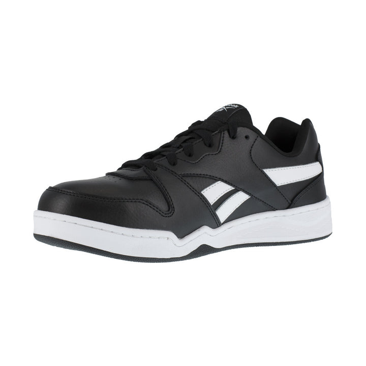 Reebok Work Mens BB4500 Composite Toe Low Cut Work Sneaker Black/White - RB4160 Black and White Image 3