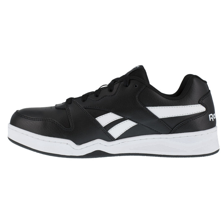 Reebok Work Mens BB4500 Composite Toe Low Cut Work Sneaker Black/White - RB4160 Black and White Image 4