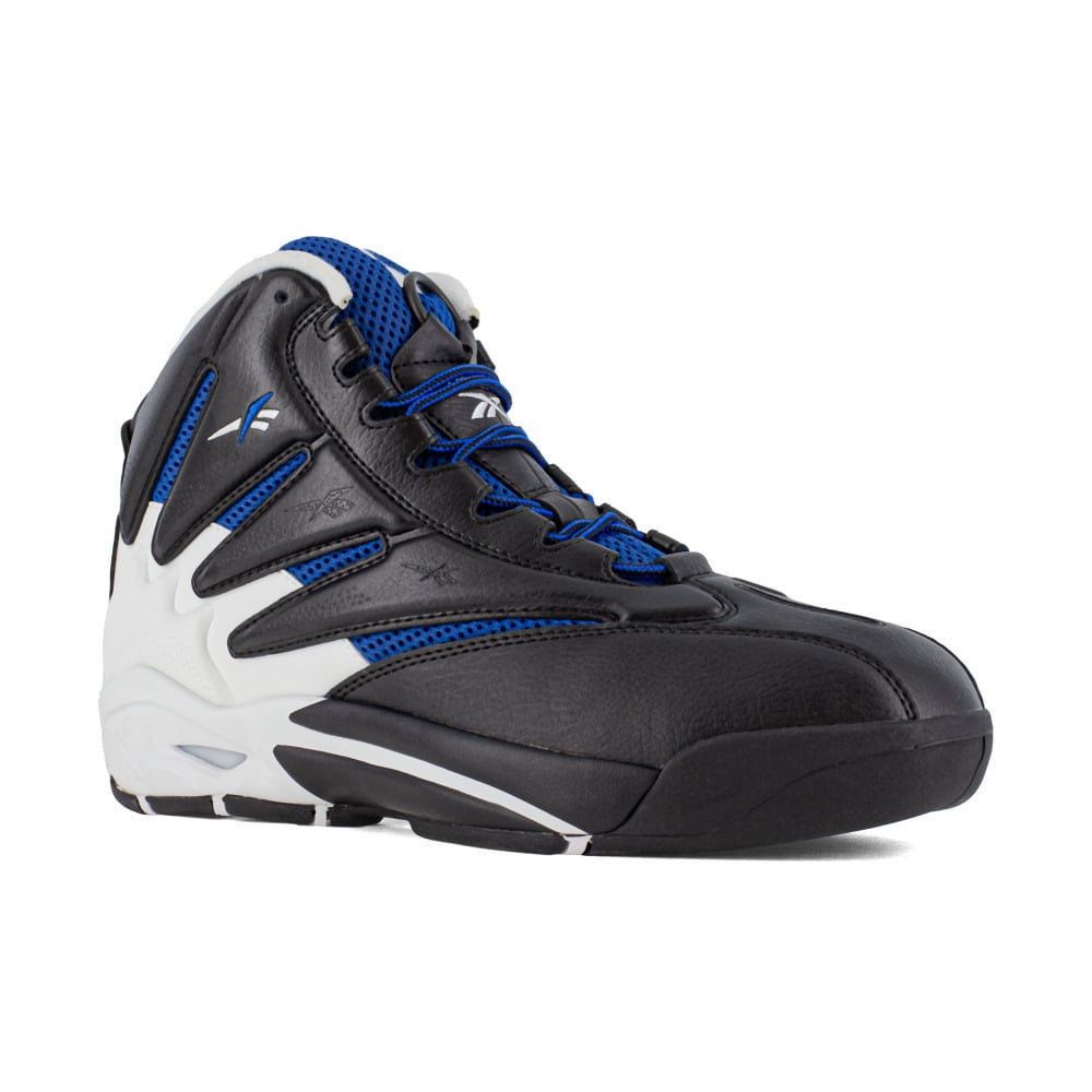 Reebok Work Mens The Blast Work Composite Toe EH Work Boot Black/White/Blue - RB9403 BLACK Image 1