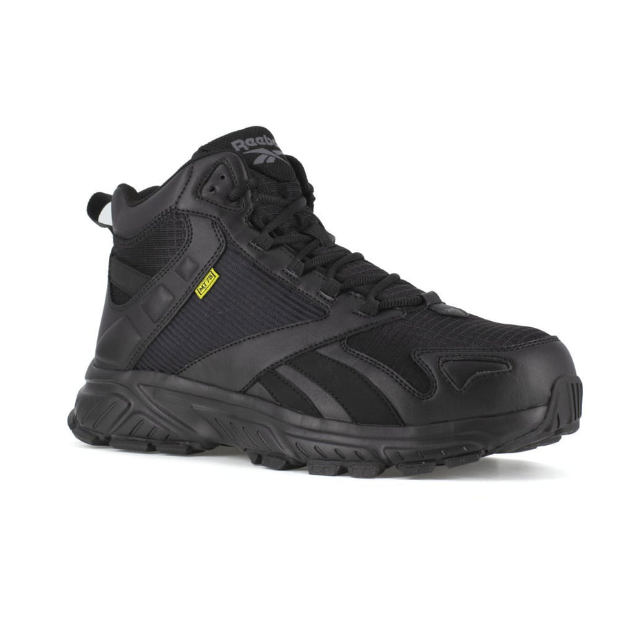 Reebok Work Mens Hyperium Composite Toe Internal Metatarsal Guard Work Boot Black - RB3263 BLACK Image 1