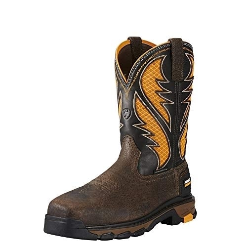 ARIAT WORK Mens 11" Intrepid VentTEK Composite Toe Work Boot Cocoa Brown - 10020072 Cocoa Brown Image 1