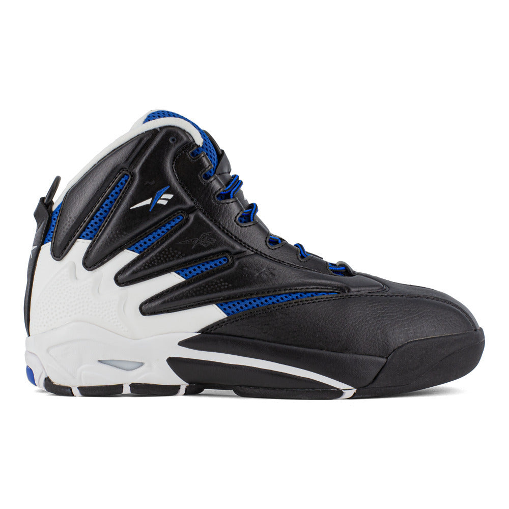 Reebok Work Mens The Blast Work Composite Toe EH Work Boot Black/White/Blue - RB9403 BLACK Image 2