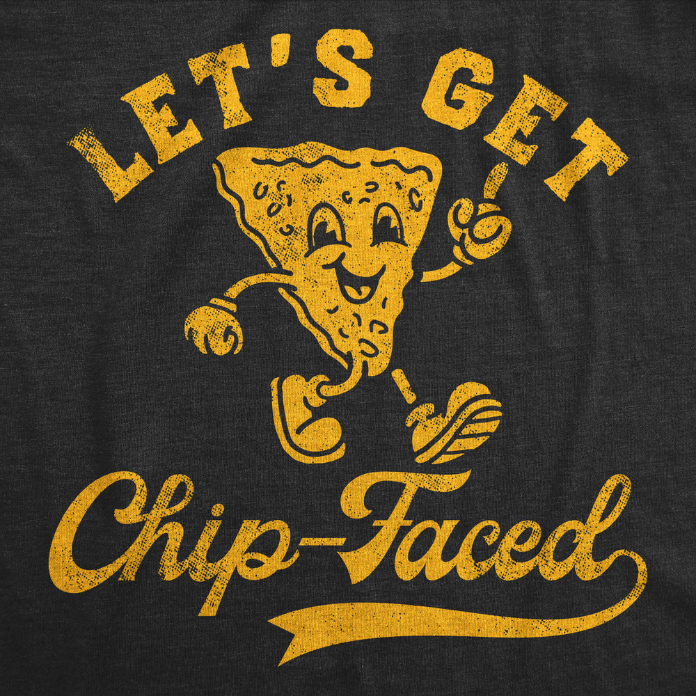 Mens Funny T Shirts Lets Get Chip Faced Sarcastic Party Graphic Tee For Men Image 2