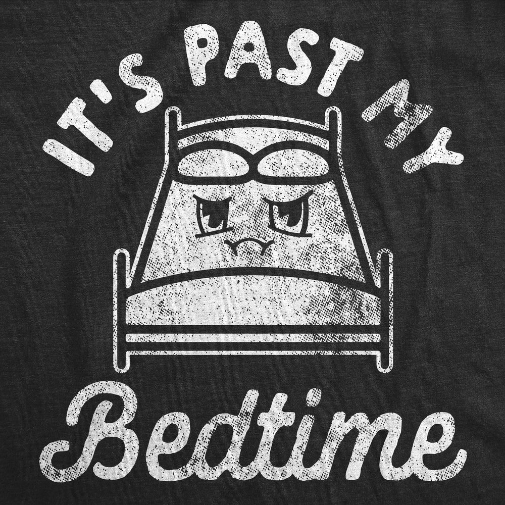 Mens Funny T Shirts Its Past My Bedtime Sarcastic Sleepy Graphic Tee For Men Image 2