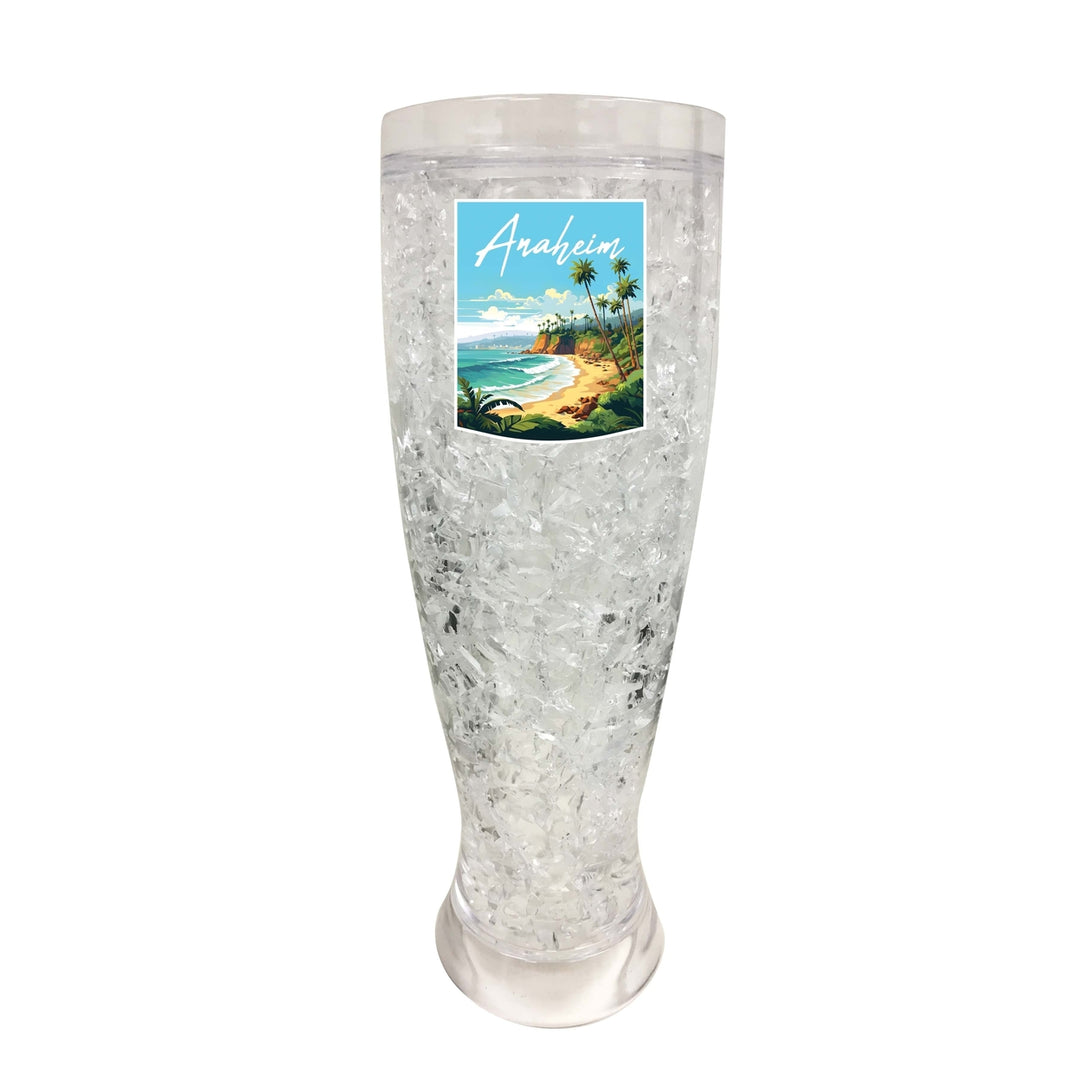 Anaheim California Design B Souvenir 16 oz Plastic Broken Glass Frosty Mug Image 1