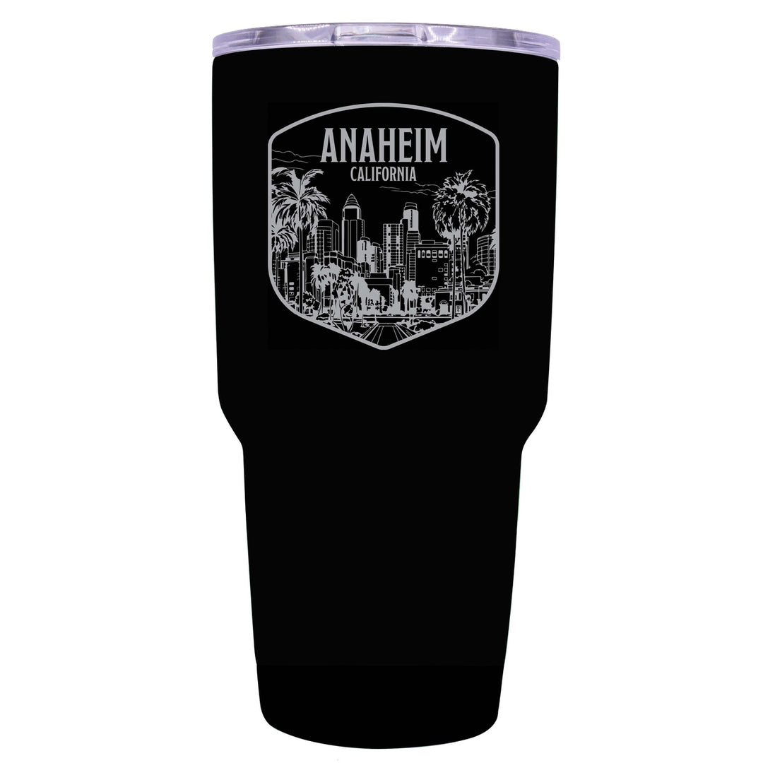 Anaheim California Souvenir 24 oz Engraved Insulated Stainless Steel Tumbler Image 1