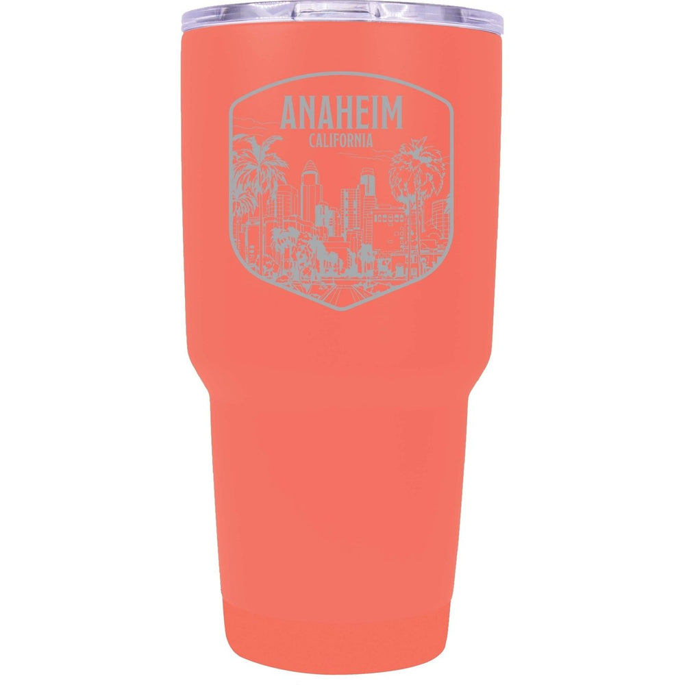 Anaheim California Souvenir 24 oz Engraved Insulated Stainless Steel Tumbler Image 2