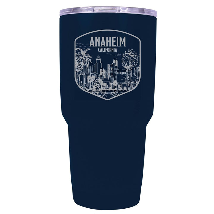 Anaheim California Souvenir 24 oz Engraved Insulated Stainless Steel Tumbler Image 1