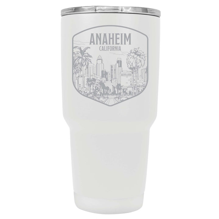 Anaheim California Souvenir 24 oz Engraved Insulated Stainless Steel Tumbler Image 1