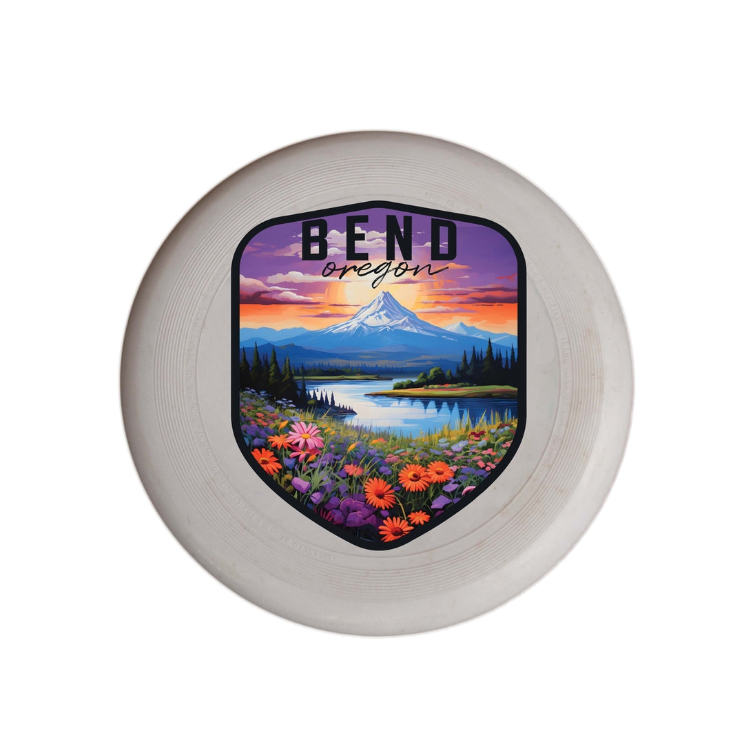 Bend Oregon Design A Souvenir Frisbee Flying Disc Image 1