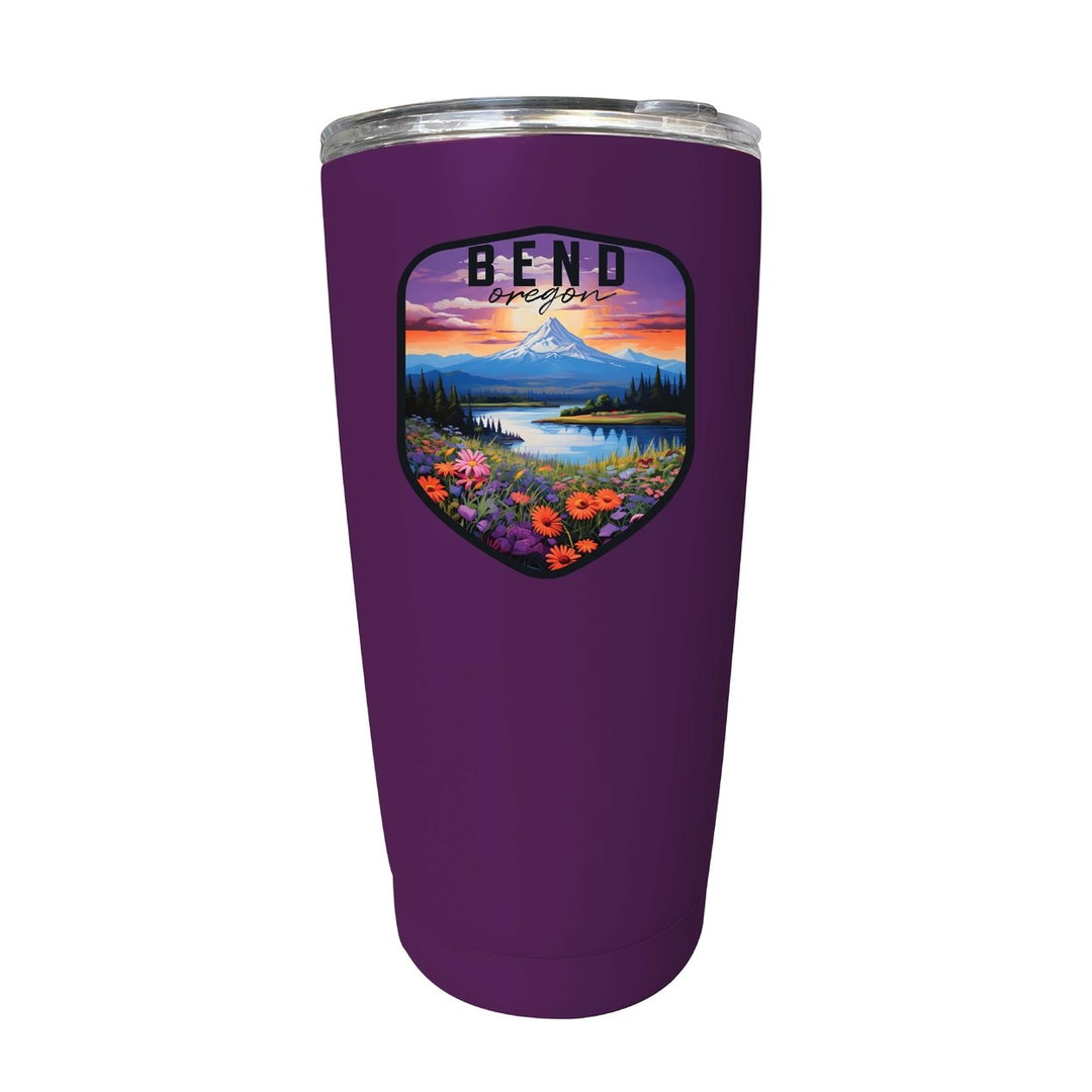 Bend Oregon Design A Souvenir 16 oz Stainless Steel Insulated Tumbler Image 1