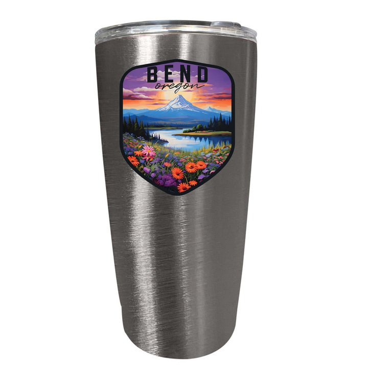 Bend Oregon Design A Souvenir 16 oz Stainless Steel Insulated Tumbler Image 9