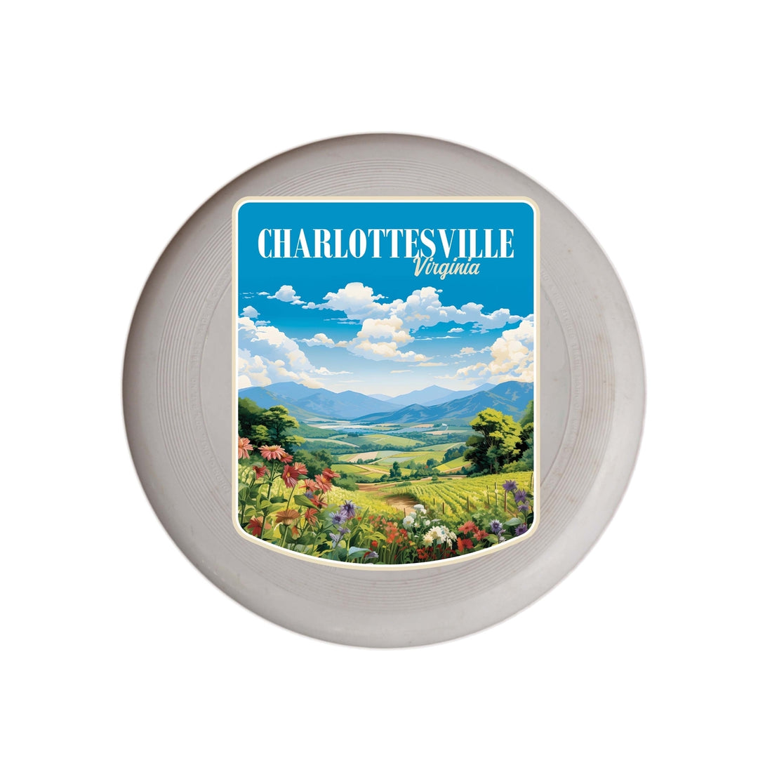 Charlottesville Virginia Design A Souvenir Frisbee Flying Disc Image 1