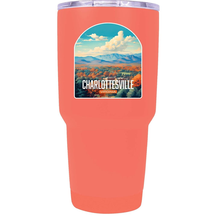 Charlottesville Virginia Design B Souvenir 24 oz Insulated Stainless Steel Tumbler Image 1