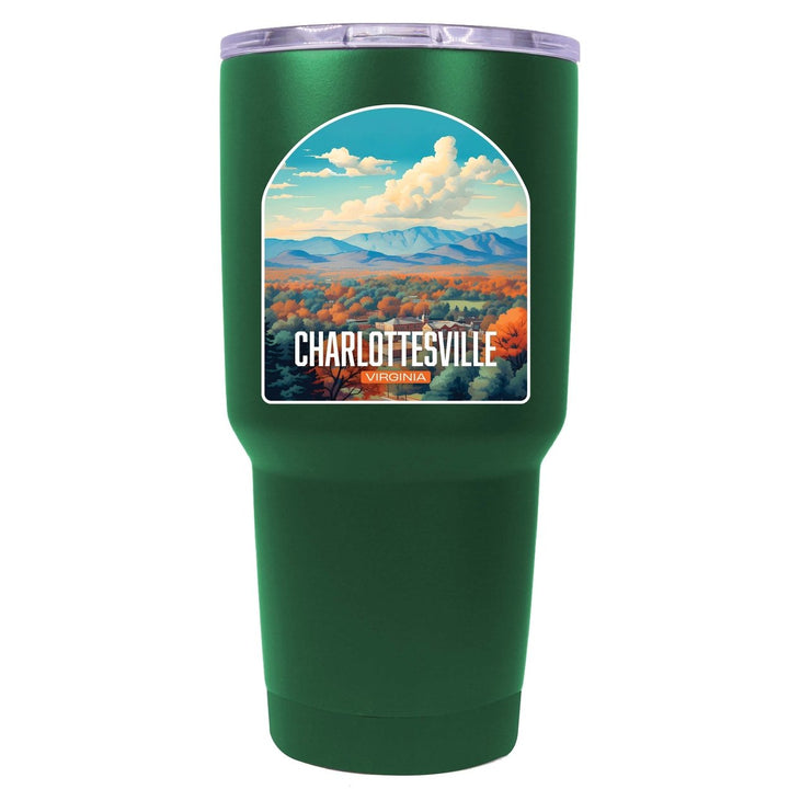 Charlottesville Virginia Design B Souvenir 24 oz Insulated Stainless Steel Tumbler Image 1