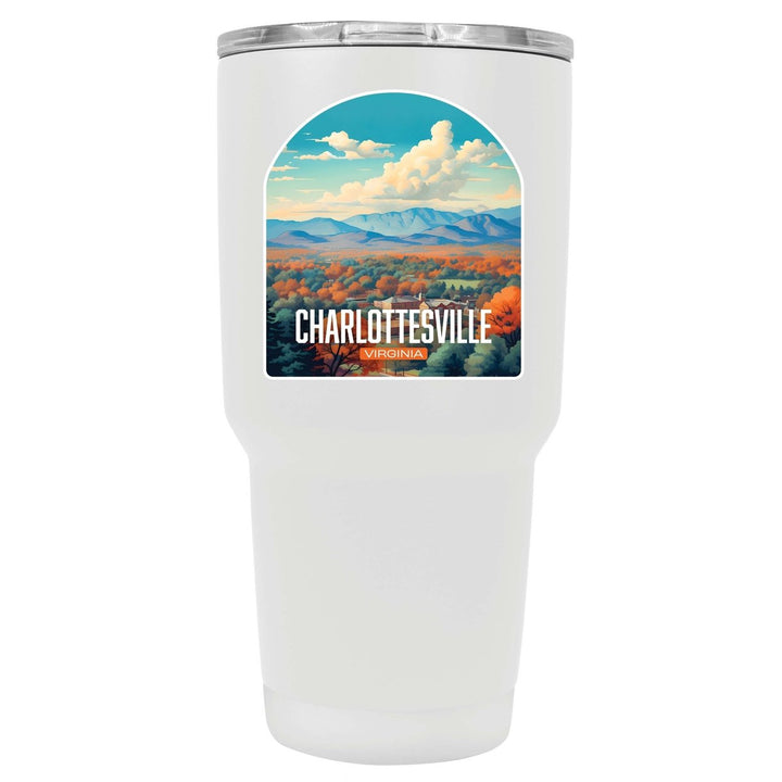 Charlottesville Virginia Design B Souvenir 24 oz Insulated Stainless Steel Tumbler Image 3