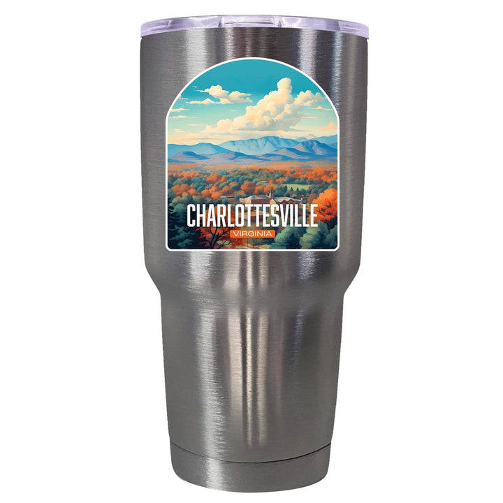 Charlottesville Virginia Design B Souvenir 24 oz Insulated Stainless Steel Tumbler Image 4