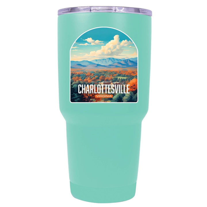 Charlottesville Virginia Design B Souvenir 24 oz Insulated Stainless Steel Tumbler Image 4