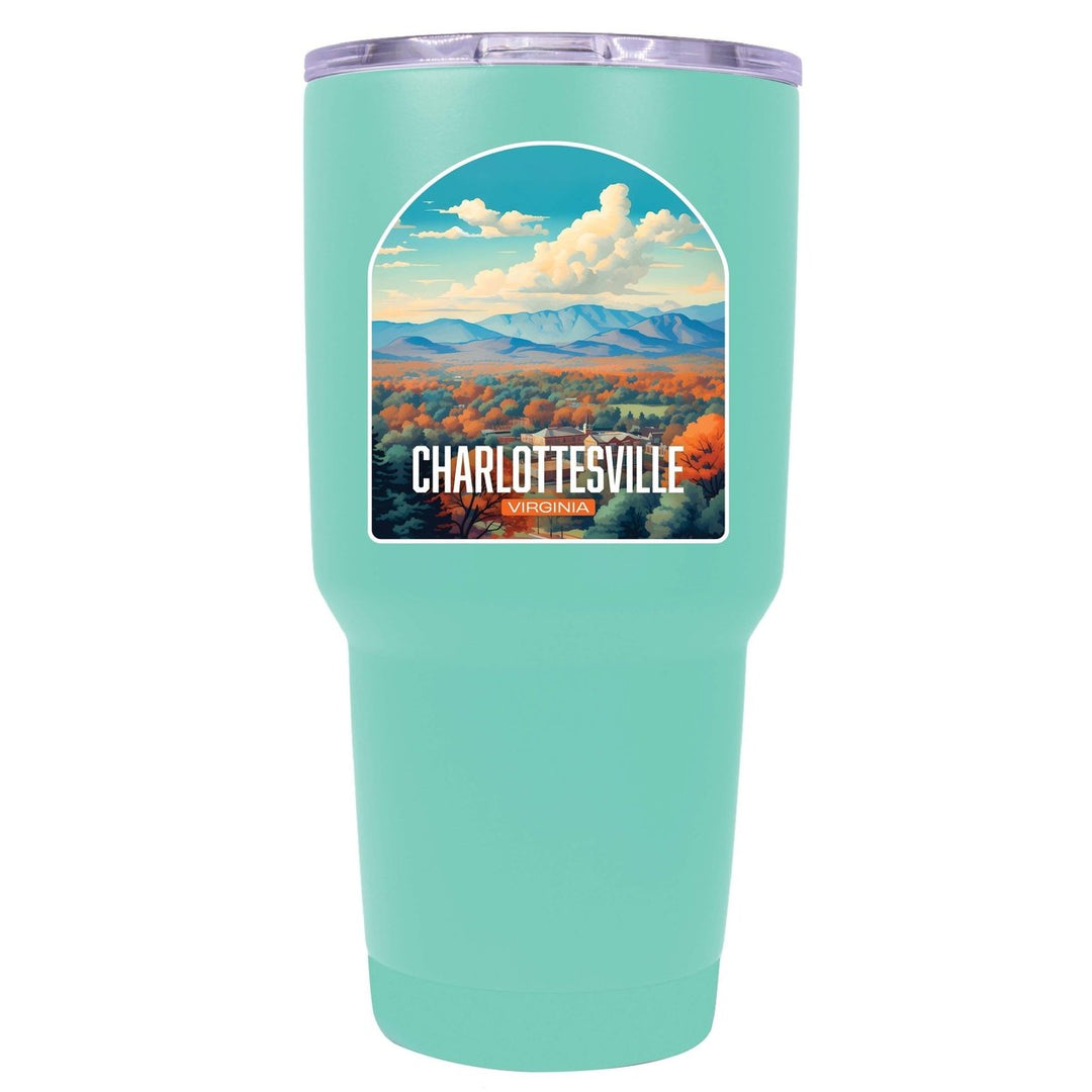 Charlottesville Virginia Design B Souvenir 24 oz Insulated Stainless Steel Tumbler Image 1