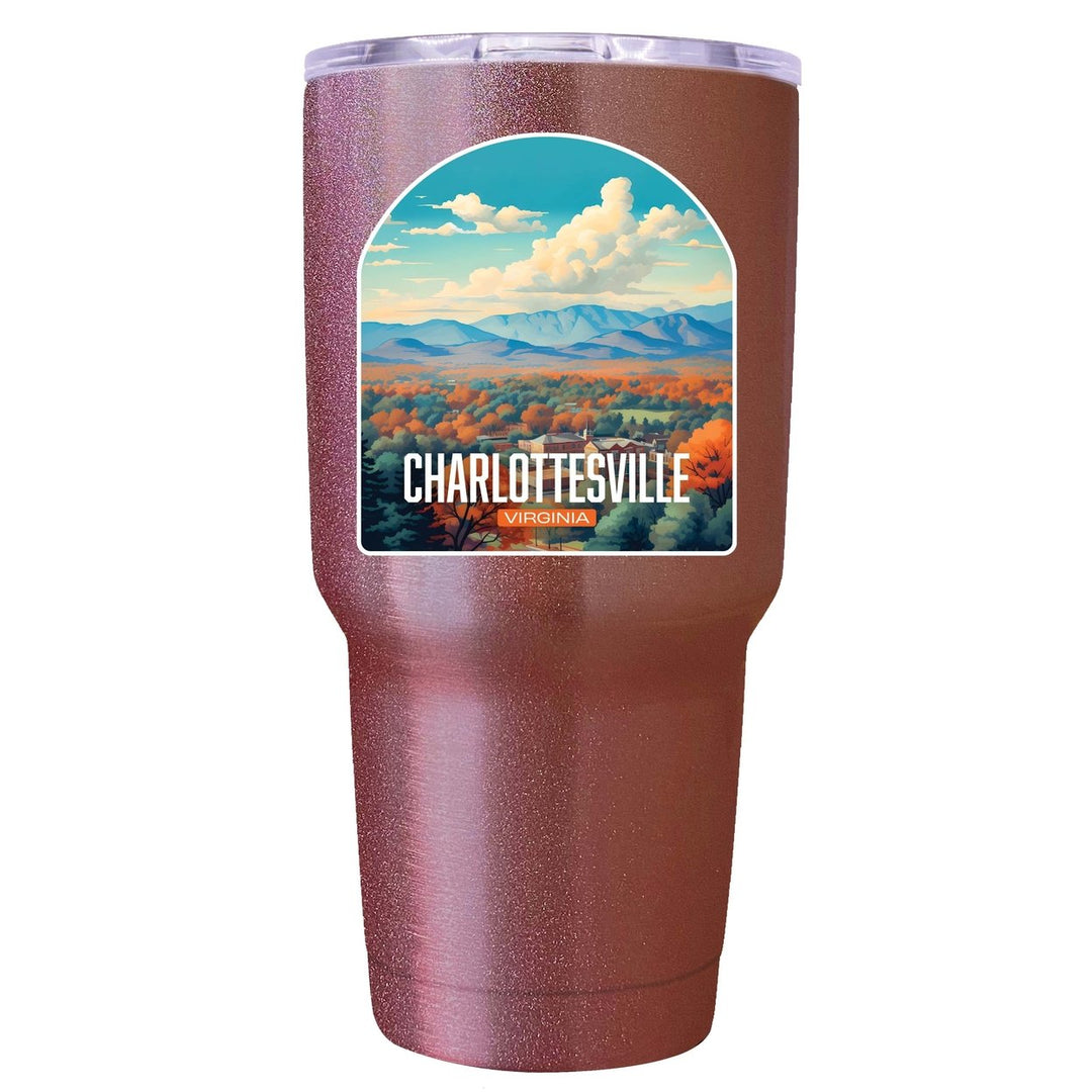 Charlottesville Virginia Design B Souvenir 24 oz Insulated Stainless Steel Tumbler Image 6