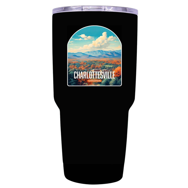 Charlottesville Virginia Design B Souvenir 24 oz Insulated Stainless Steel Tumbler Image 7