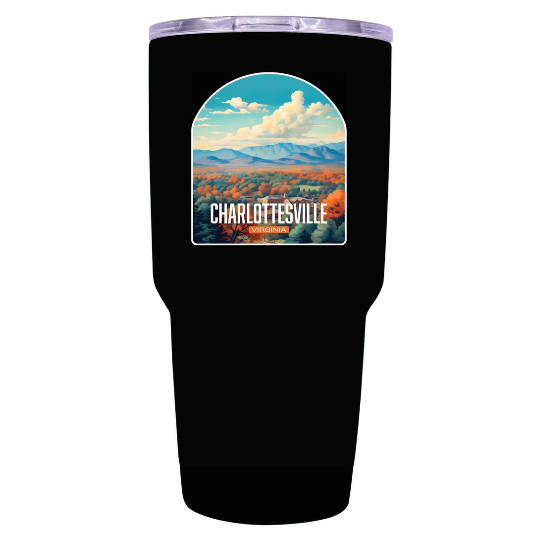 Charlottesville Virginia Design B Souvenir 24 oz Insulated Stainless Steel Tumbler Image 1