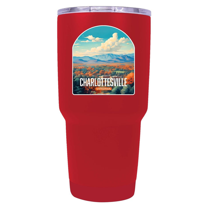 Charlottesville Virginia Design B Souvenir 24 oz Insulated Stainless Steel Tumbler Image 8